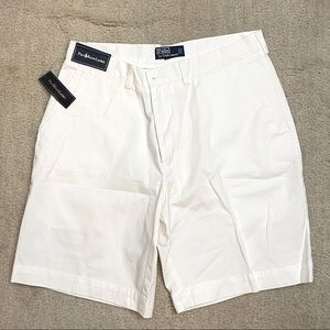 NWT Men’s Polo by Ralph Lauren white shorts 34